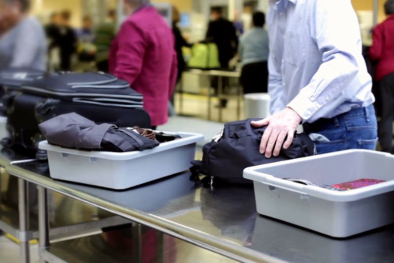 To speed up the security check process, you should avoid bringing items such as metal, liquids, etc.