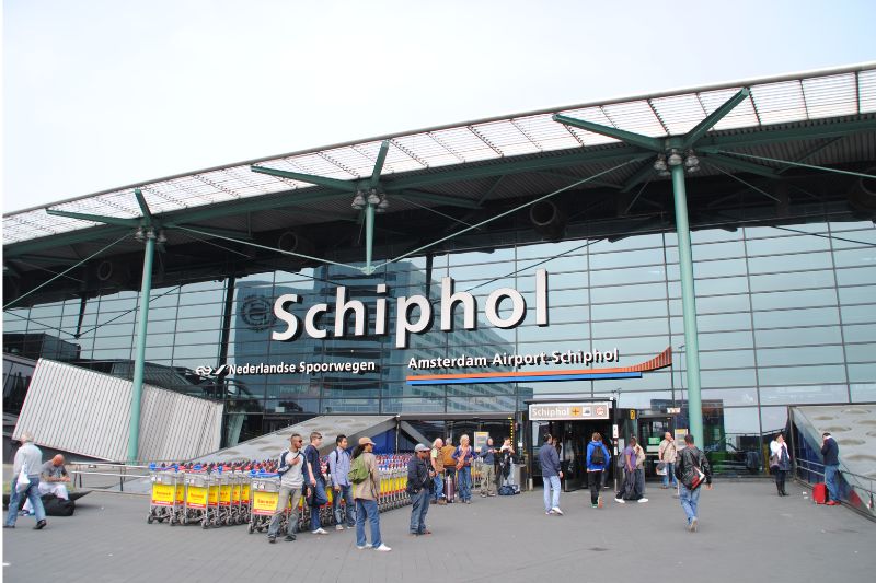 Amsterdam Schiphol Airport - the main airport of the Netherlands with the 4th best service quality in Europe