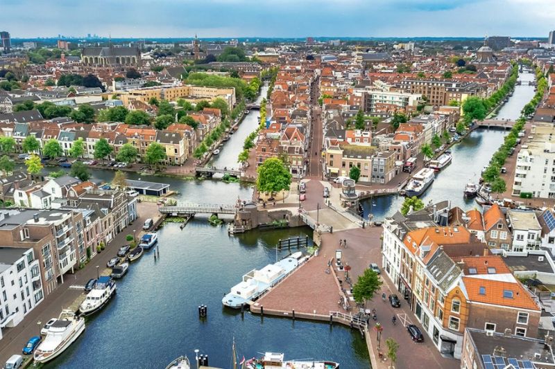 Leiden is history city and is a great place to explore on foot in Netherlands