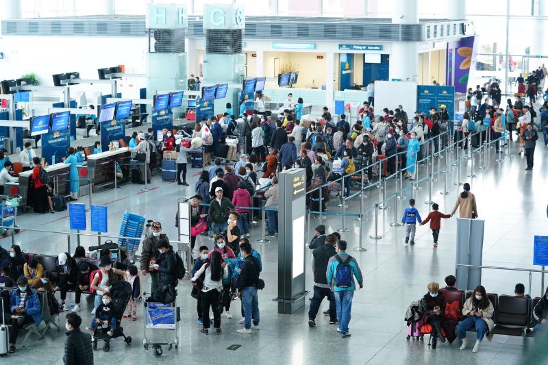 Move to the security gate