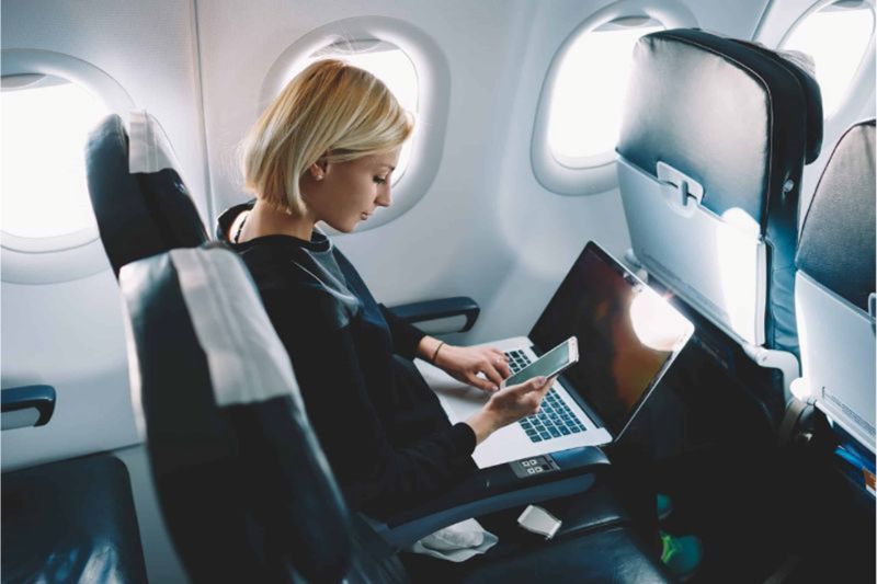 Remember to take care of yourself during long flights