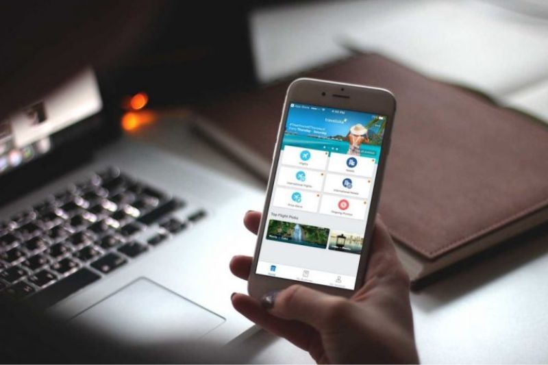 Using phone applications to check airline tickets is becoming increasingly popular