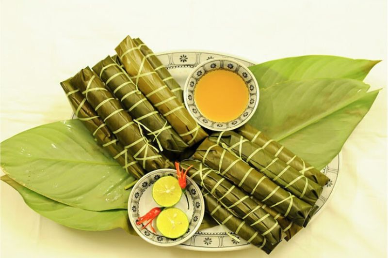 Leaf cake is also in the top of the popular favorite dishes in Vietnam