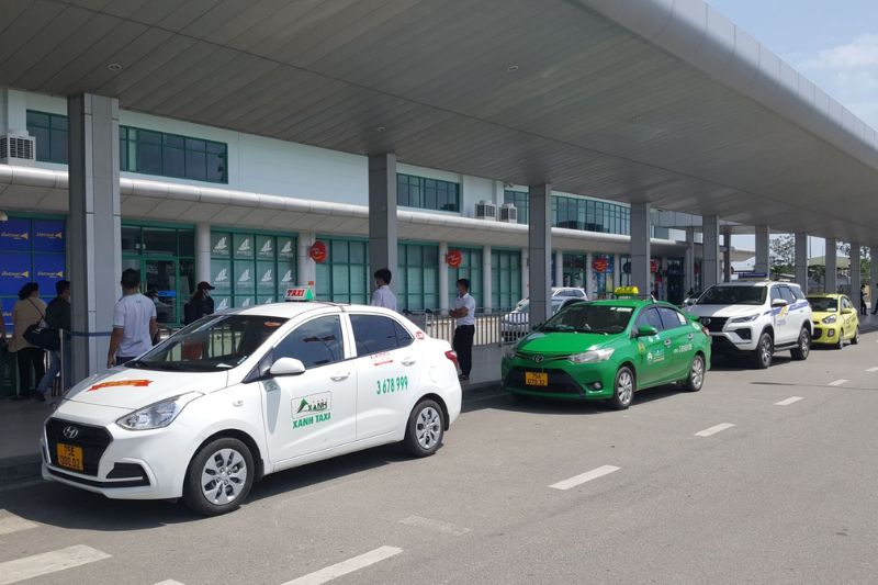 You can travel to Phu Bai airport by taxi