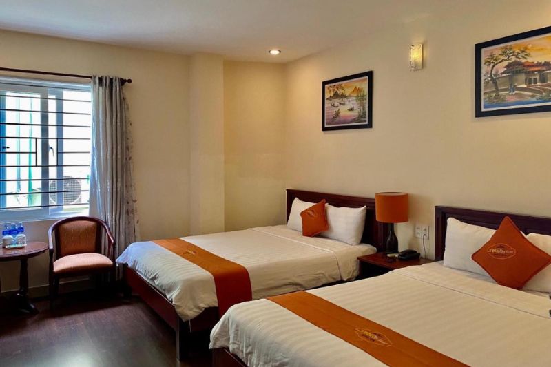 You can book rooms at hotels near Phu Bai airport for convenient transportation