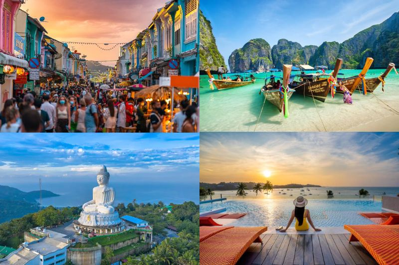 Phuket - a famous city for its beautiful beaches and diverse recreational activities.